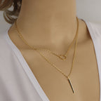 Double layer Necklace for women