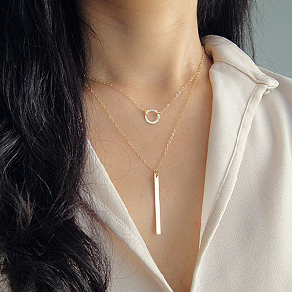 Double layer Necklace for women