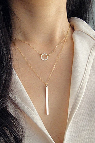 Double layer Necklace for women