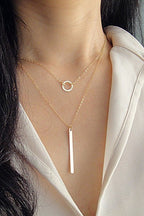 Double layer Necklace for women