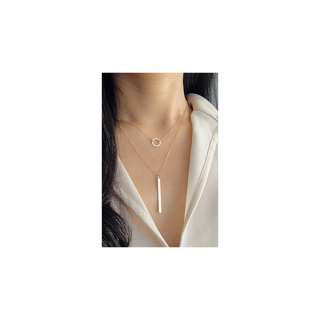 Double layer Necklace for women
