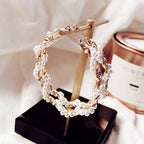 Pearl Earrings for womenMaterial:- Pearl + Alloy zincColor :- Gold