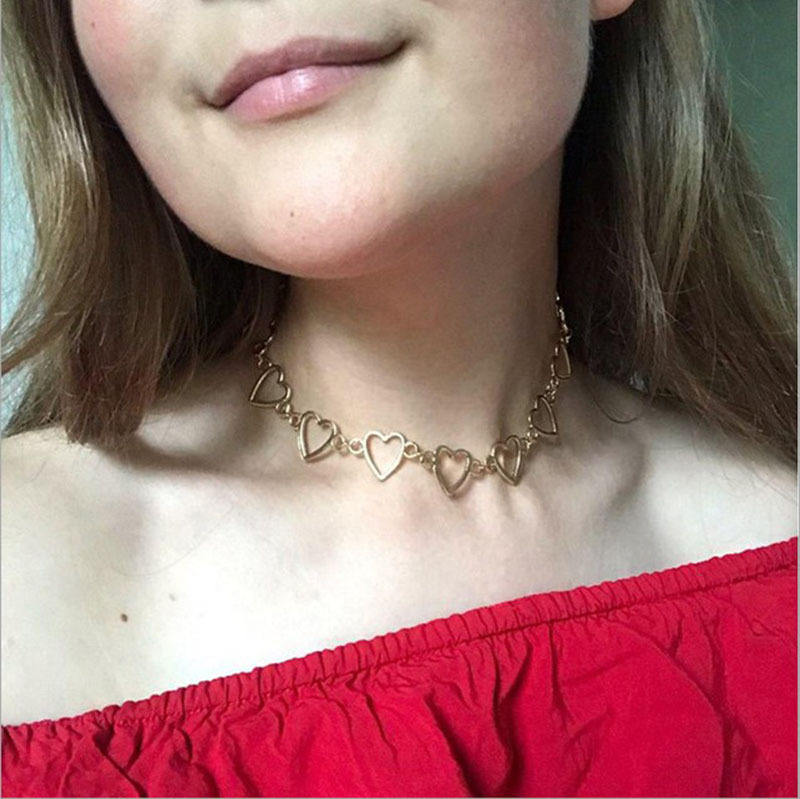 Stylish Heart neck choker