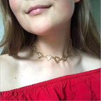 Stylish Heart neck choker