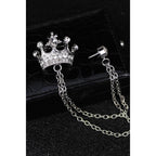 Crown shape brooch Unisex style, Anti Tarnish material