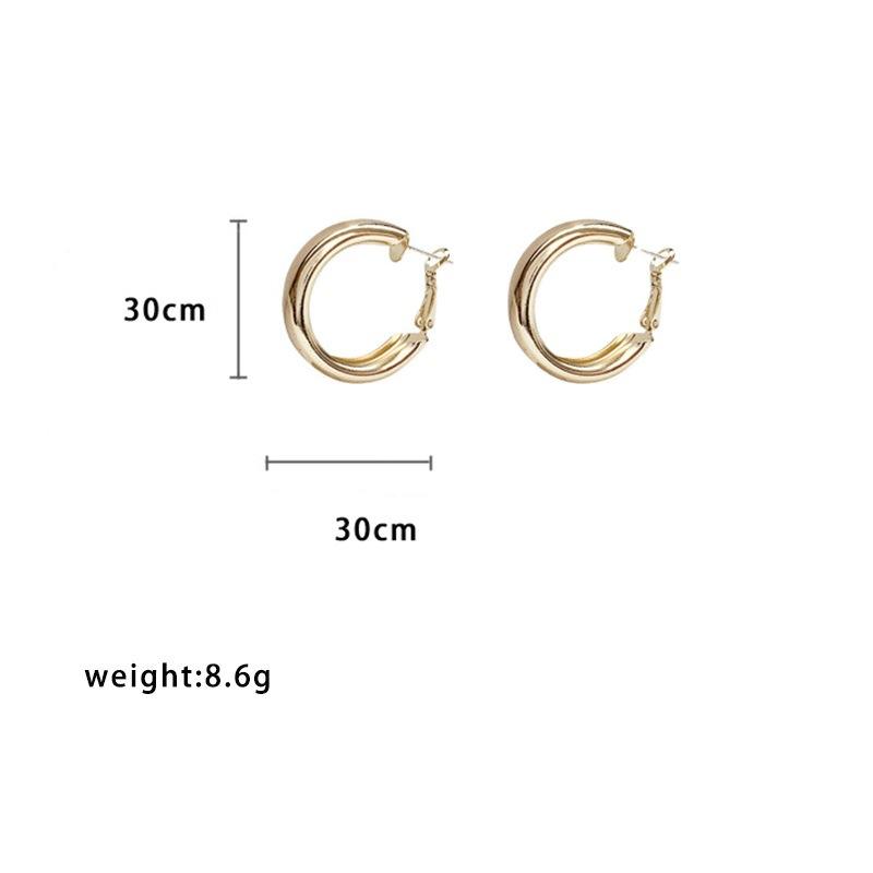 Big hoop earrings for women