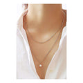 Double layer pearl Necklace for women