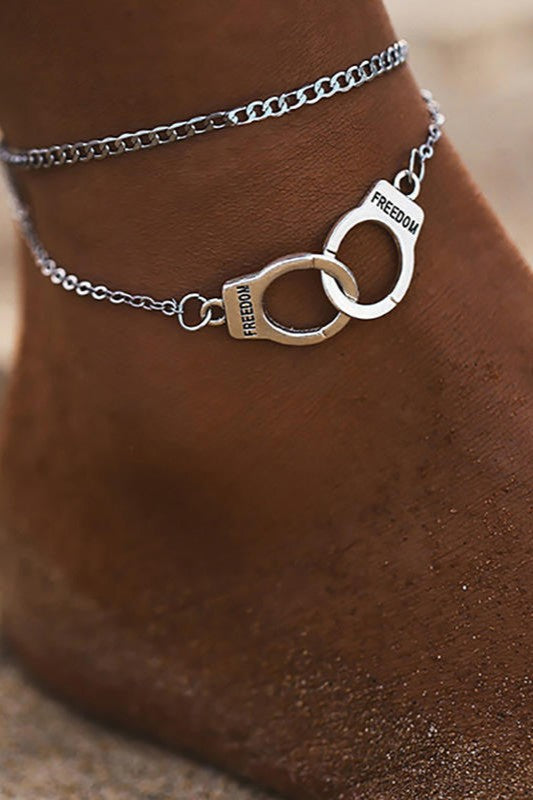 Double layer anklet