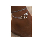 Double layer anklet