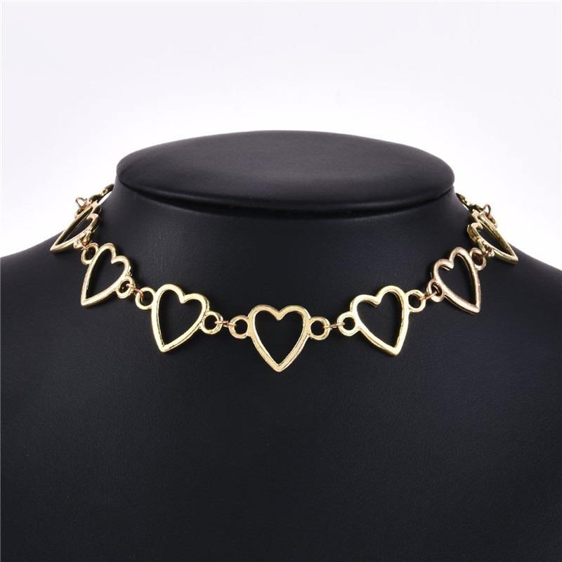 Stylish Heart neck choker