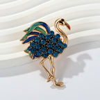 Flamingo shaped Brooch