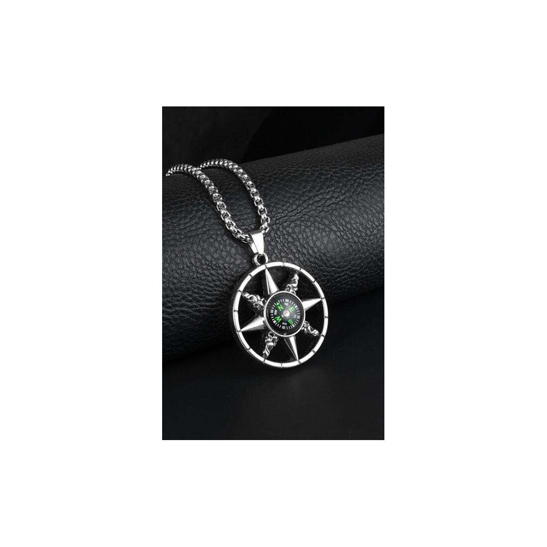 Compass design Necklace Direction:- North , South, East , West
