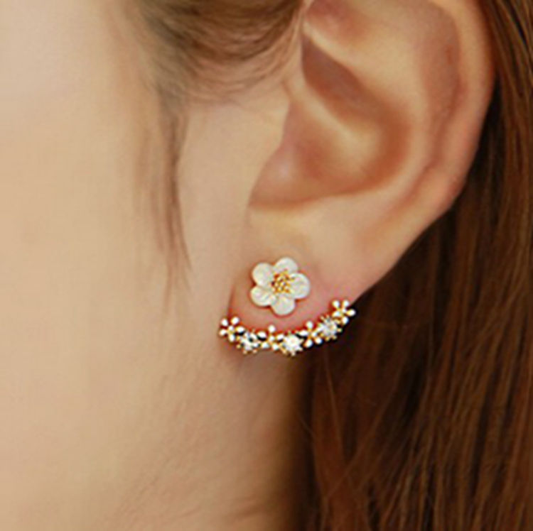 Flower shape Ear Studs for women