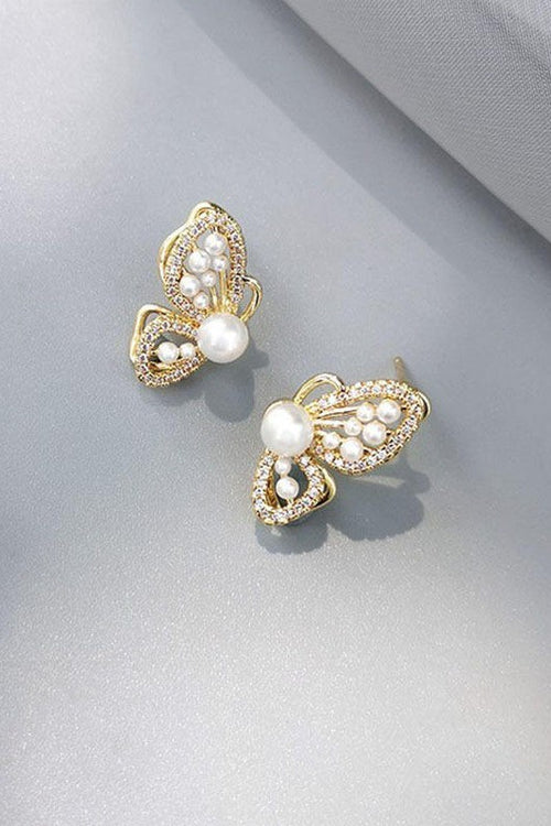 Butterfly ear studs