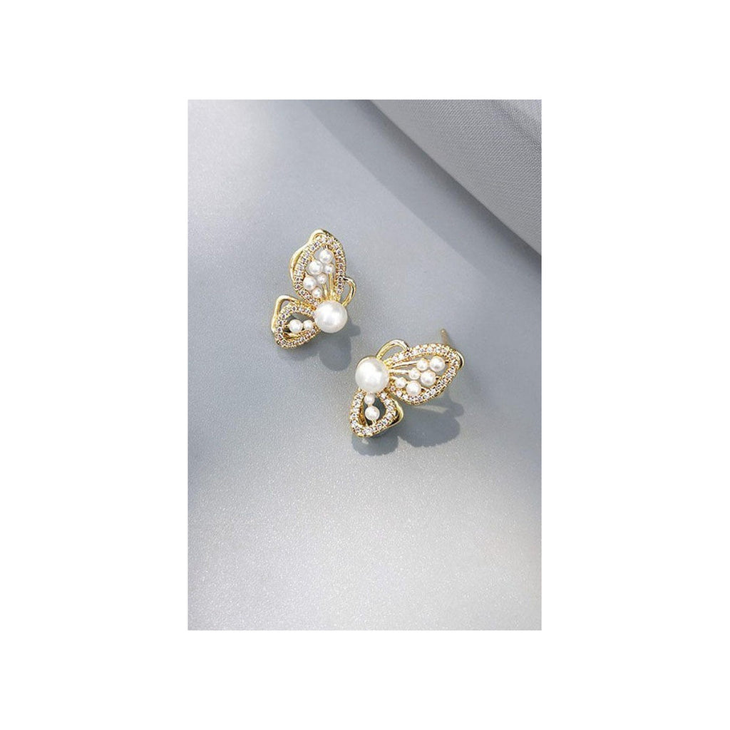 Butterfly ear studs