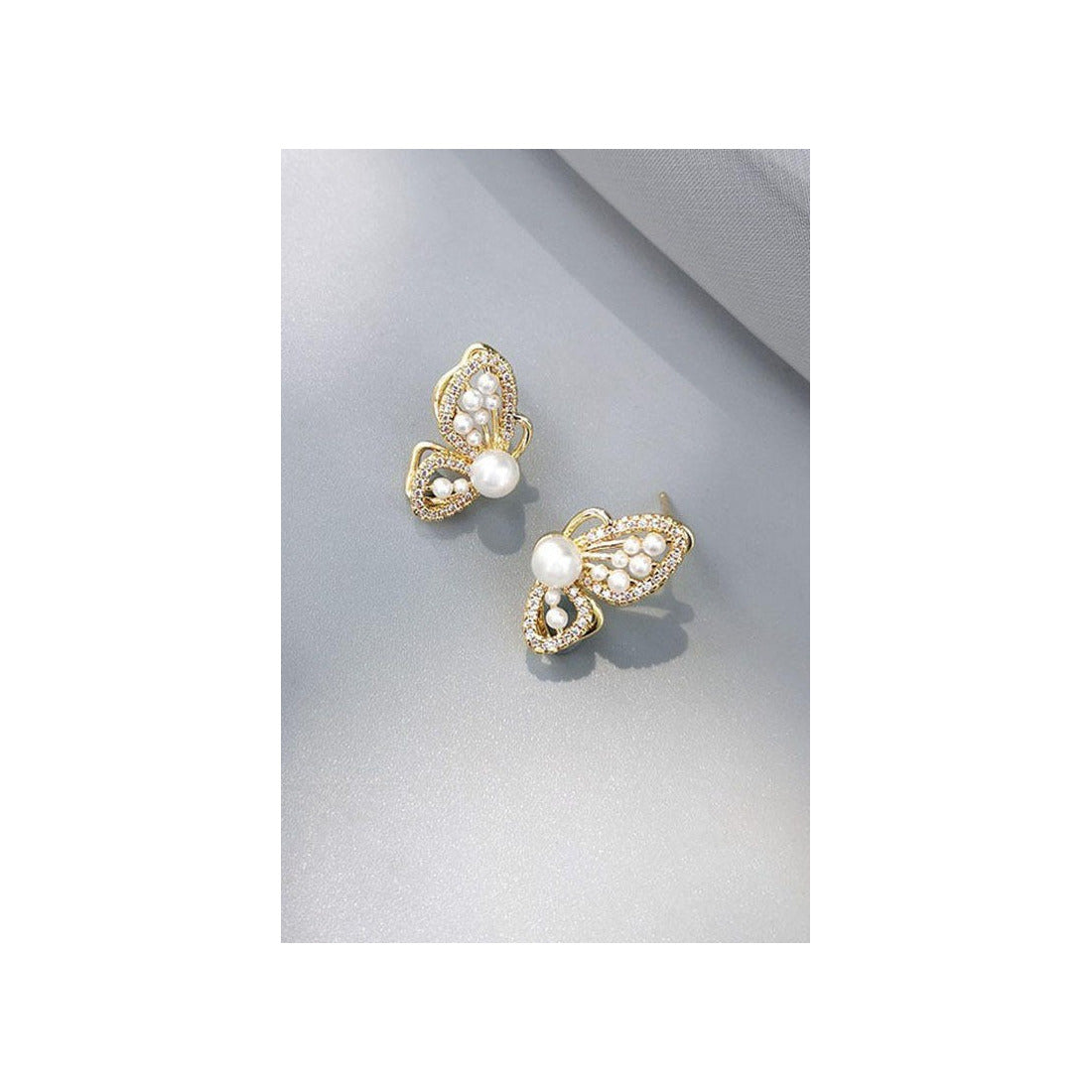 Butterfly ear studs