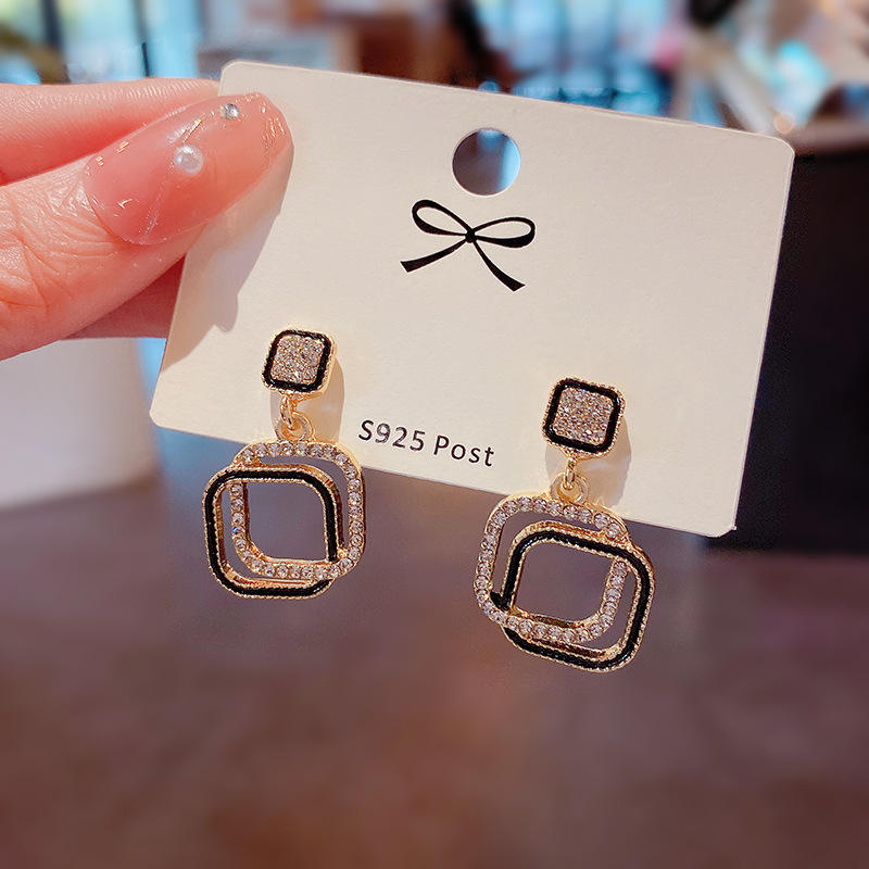 Double layer Earrings for women