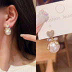 Hot selling Pearl & Heart Earrings