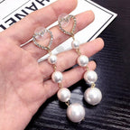 Heart shape pearl Earrings