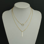Double layer Necklace for women