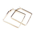 Square shape oversized Earrings