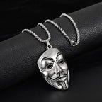 Joker shaped Unisex Style Necklace Mens and Women both can wearMaterial:- Alloy Colour:- Silver