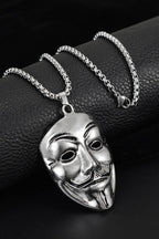 Joker shaped Unisex Style Necklace Mens and Women both can wearMaterial:- Alloy Colour:- Silver