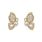 Butterfly ear studs