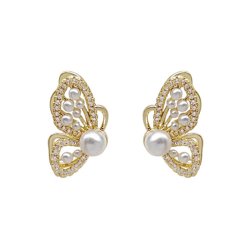 Butterfly ear studs