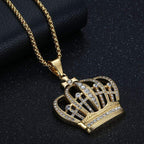 Hip hop style Crown Necklace for Men's