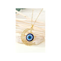 Evil eye necklace with Moon