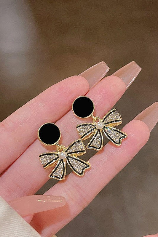 Bow shaped Earrings for women