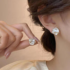 Flower shape ear studs Anti Tarnish ear studs