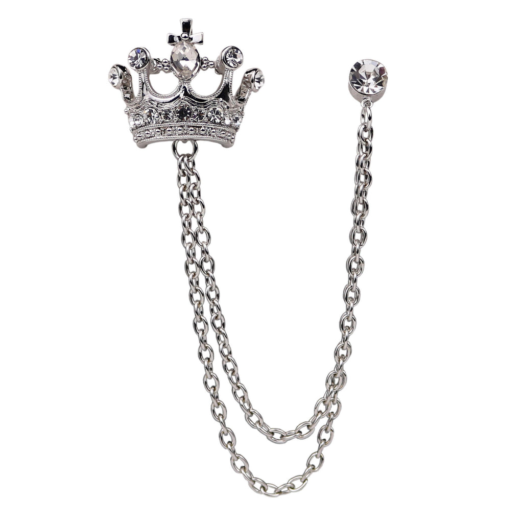 Crown shape brooch Unisex style, Anti Tarnish material