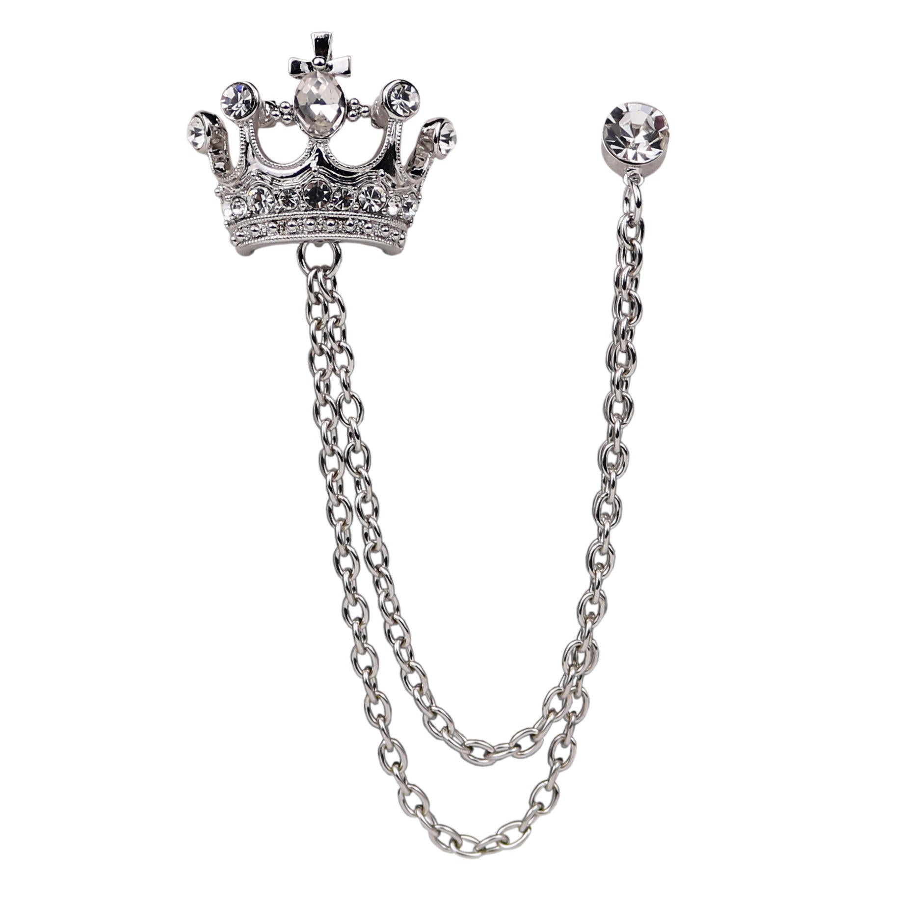 Crown shape brooch Unisex style, Anti Tarnish material