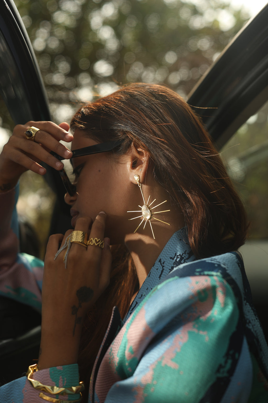 Solara Crown Earrings