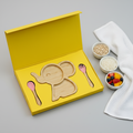 Elephant Shape Bamboo Feeding Plate with Fork & Spoon | The Bamboo Bae