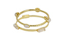 Bracelets RAJSONS IMPEX Set of 2 Bangles in 14k Gold Plated