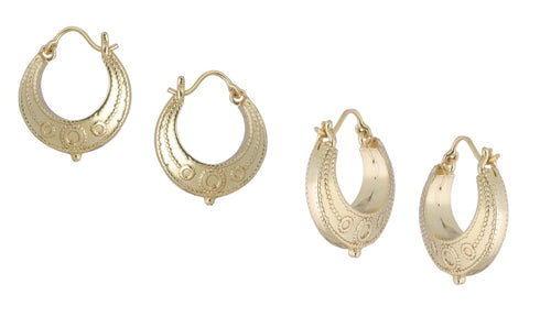 Earring RAJSONS IMPEX 14 K Gold Plated