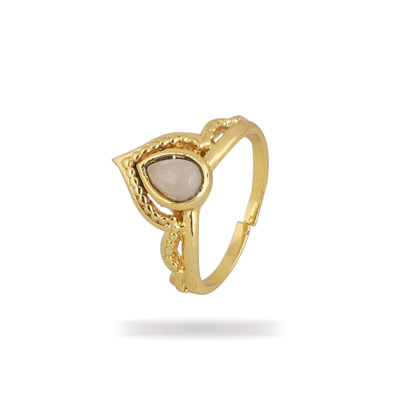 Finger Ring RAJSONS IMPEX 14 K Gold Plated