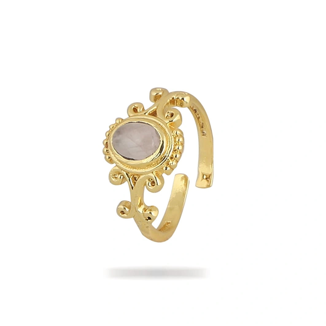 Finger Ring RAJSONS IMPEX 14 K Gold Plated