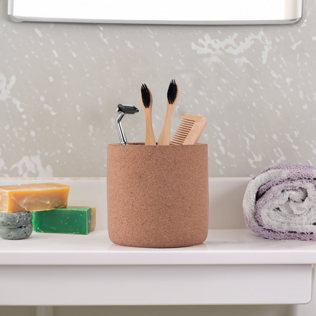 Round Cork Stand – Eco-Friendly Decorative Base - The Bamboo Bae