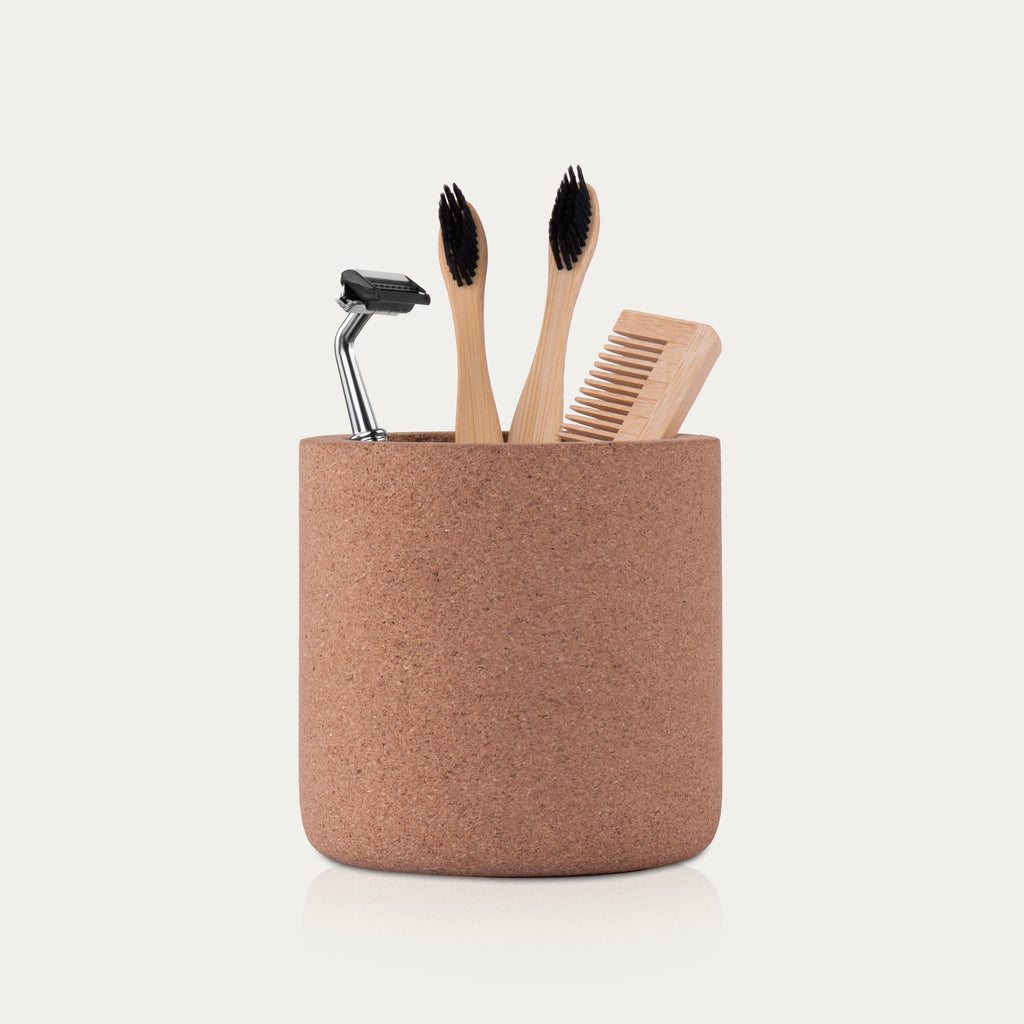 Round Cork Stand – Eco-Friendly Decorative Base - The Bamboo Bae