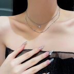 Double layer star ✨ pendant Necklace