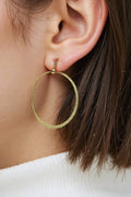 OMID Circular Gold Radiant Earrings