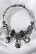 OMID Stainless Steel Beads and Lucky Charm Bracelet