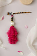 OMID, Traditional Punjabi Parandi Hair Accessory – Handcrafted Braid Tassel, Multicolor Beads & Thread, Ethnic Bridal Hair Extension for Women & Girls