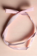 OMID, Kids Hair Clip Bow – Soft Satin Pink Ribbon Hair Accessory for Girls, Toddlers & Babies