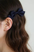 OMID, Kids Black Bow Hair Clips – Set of 2, Premium Alligator Clips, Soft Fabric, Perfect for Girls, Toddlers, and Children
