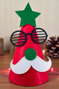 Novelty Christmas Party Hat with Glasses, Mustache & Star